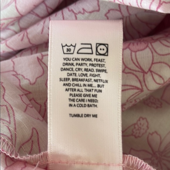 Selkie The Ritz Maxi Vintage Romantic Floral Puff Sleeve Sof Pink Dress Size XS - Picture 16 of 16